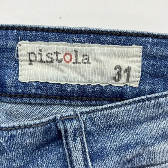 Pistola Ankle Crop High Rise Zipper Hem Size 31 - Picture 9 of 16